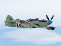 N518WB @ KLSV - Edward G. Kurdziel - Del Mar, California / 1950 Aviation Ltd. AS-6 - Fairey Firefly - by Brad Campbell