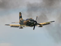 N39147 @ KLSV - Privately Owned - Sugar City, Idaho / Douglas AD-5(A-1E) - Skyraider - by Brad Campbell