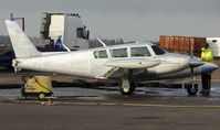 G-SIGN @ EGBT - Pa-39 awaits its turn outside Mick Allen & Son Respray Workshop