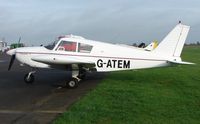 G-ATEM @ EGBT - Pa-28-180 at Turweston - by Terry Fletcher