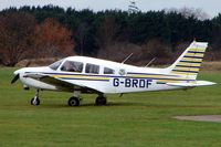 G-BRDF @ EGLM - Pa-28-161 at White Walthamm - by Terry Fletcher