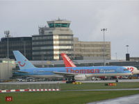 G-BYAP @ EGCC - Taxing out at Manchester - by David W