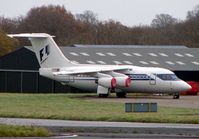 G-OFOM @ EGKB - BAE146 of Formula 1 Racing at Biggin Hill