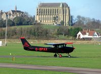 G-BPAX @ EGKA - Colouful Cessna 150 in the beautiful Shoreham setting