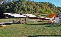 N8449 @ NY94 - Cole Palen built this elegant replica 1911 Hanriot Monoplane in 1974. - by Daniel L. Berek