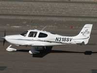 N318SV @ DVT - NIce new Cirrus - by John Meneely