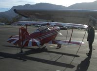 N110BK @ SZP - 2007 Aviat PITTS S-2C, Lycoming AEIO-540-D4AS 260 Hp, early am arrival - by Doug Robertson