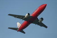 OO-VES @ EBBR - flight TV304 is taking off from rwy 07R