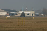 UR-82073 @ EBMB - long term parking for this cargo