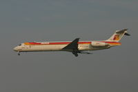 EC-FJE @ EBBR - arrival of flight IB3216 to rwy 25L - by Daniel Vanderauwera