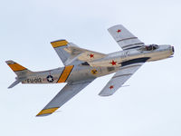 N87CN @ KLSV - Air Museum Planes of Fame - Chino, California / State Aircraft Factories - Mikoyan-Gurevich Mig-15 Fagot / N186AM - by Brad Campbell