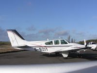 G-BZIT @ EGBT - Beech Baron at Turweston