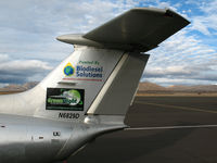 N6829D @ 4SD - close-up tail Greenflight/Biodiesel Solutions 1968 L-29 Delfin (biofueled for real?) @ Reno-Stead - by Steve Nation