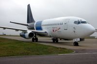 G-CEAE @ EGGW - Classic B737 with Xmas logo - by Terry Fletcher