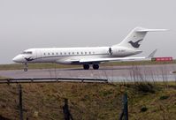 D-AEKT @ EGGW - This Global Express arrives Luton using Callsign 'Twinstar' - by Terry Fletcher