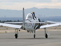 N9022N @ KLSV - Privately Owned - Kingman, Arizona / 1956 North American T-28C - Trojan - by Brad Campbell