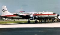 N43867 @ FLL - Caicos Caribbean Airways C-118A was memorable as one of the first aircraft I saw on my very first visit to the USA in 1989 - by Terry Fletcher