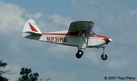 N231MB @ SFQ - Crossing over the road, headed for the piano keys on Runway 7