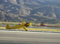 N1017U @ SZP - 1939 Bucker Jungmann C.A.S.A. 1.131, Lycoming O-360 180 Hp upgrade, landing Rwy 22 - by Doug Robertson