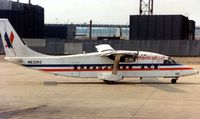 N632KC @ ORD - American Eagle operated this Shorts 360 ( c/n 3644 ) in 1992 seen here at Chicago O'Hare - by Terry Fletcher