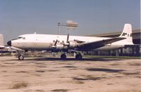N578AS @ FLL - This C-118A-DO  wore both USAF (53-3279) and US Navy (131578) serials before coming N578AS with Florida Leasing - seen here at Ft.Lauderdale Int in 1991 - by Terry Fletcher