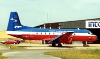 G-AVXI @ EGMC - This HS748 spent its working life as a Calibrator - seen here at Southend