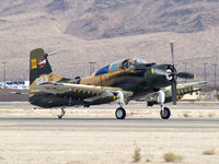 N39147 @ KLSV - Privately Owned - Sugar City, Idaho / Douglas AD-5(A-1E) - Skyraider - by Brad Campbell