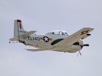N9022N @ KLSV - Privately Owned - Kingman, Arizona / 1956 North American T-28C - Trojan - by Brad Campbell
