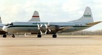 N343HA @ YIP - Lockeed Electra in Channel Express colours at Detroit Willow Run in 1997 - by Terry Fletcher
