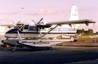 N422NE @ SRQ - Alimediterranea 's GAF Nomad pictured at Sarasota Bradenton in 1991 - this was my fist ever sighting of a GAF Nomad - by Terry Fletcher