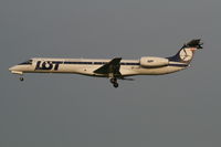 SP-LGG @ EBBR - arrival of flight LO239 to rwy 25L - by Daniel Vanderauwera