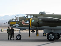 N8195H @ KLSV - Mitchell Productions LLC - San Fernando, California / 1944 North American TB-25N - B-25 Mitchell - 'Heavenly Body - by Brad Campbell
