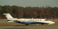 N438FX @ FRG - Lear on the ramp at Atlantic, getting ready to go. - by Stephen Amiaga