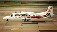 G-BUXT @ EGCC - Air Wales Do228 at Manchester - by Terry Fletcher