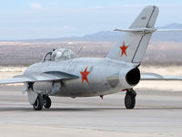 N87CN @ KLSV - Air Museum Planes of Fame - Chino, California / State Aircraft Factories - Mikoyan-Gurevich Mig-15 Fagot - by Brad Campbell