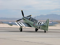 N518WB @ KLSV - Edward G. Kurdziel - Del Mar, California / 1950 Aviation Ltd. AS-6 - Fairey Firefly - by Brad Campbell