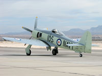 N260X @ KLSV - Getchell Aircraft - San Jose, California / 1951 Hawker Mk II Sea Fury - by Brad Campbell