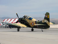 N39147 @ KLSV - Privately Owned - Sugar City, Idaho / Douglas AD-5(A-1E) - Skyraider - by Brad Campbell