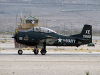 N243DM @ KLSV - Mark D. Bauer - Encintas, California / 1956 North American T-28C Trojan - by Brad Campbell