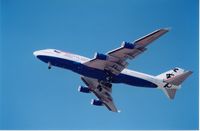 G-BYGG @ YVR - British Airways ethnic livery ,Rendezvous Chinese Calligraphy.Jul.2000
