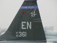 66-4361 @ AFW - On the ramp at Alliance Ft. Worth - Tail shot only