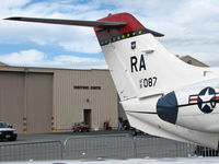 91-0087 @ KLSV - USA - Air Force / 1991 Beech T-1A Jayhawk / 0087 (c/n TT-28) fuselage and detached wings (minus engines and undercarriage) noted at Tampa, FL Apr 3, 2005. Noted rebuilt and repainted at Tampa, FL May 19, 2006. Now named 'Rio Lobos'. ? - by Brad Campbell