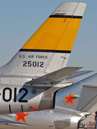 N186AM @ KLSV - Air Museum Planes of Fame - Chino, California / 1952 North American F-86F Sabre - by John Campbell