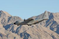 CH-12 @ LSV - Belgian A.F. C-130H landing at Nellis AFB NV - by J.G. Handelman