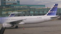 N586NK @ DTW - Spirit - by Florida Metal