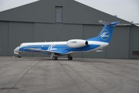 G-EMBS @ EGHH - EMBRAER 145 PARKED OUTSIDE EUROPEAN AVIATION BOH