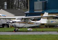 G-AVKG @ EGTK - Cessna F172Hat a very wet Oxford Kidlington - by Terry Fletcher