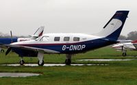 G-DNOP @ EGLD - Piper Malibu at London Denham - by Terry Fletcher