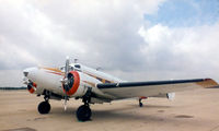 N666AK @ DRT - Beech 18 at Del Rio - by Zane Adams