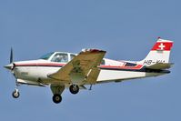 HB-KIA @ LFSB - landing on rwy 34 - by eap_spotter